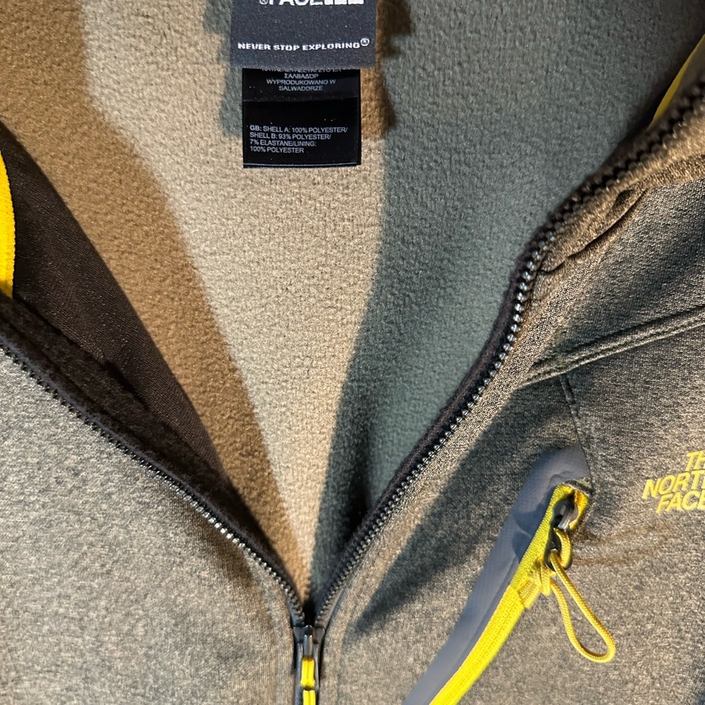 North face XXL full zip with hood